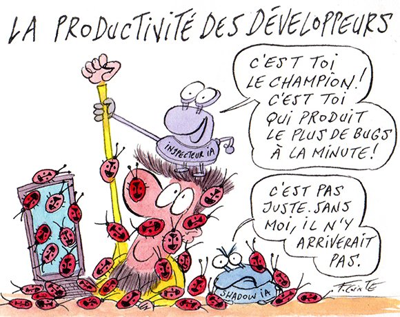 Dessin: Comment bien mesurer la productivité des développeurs